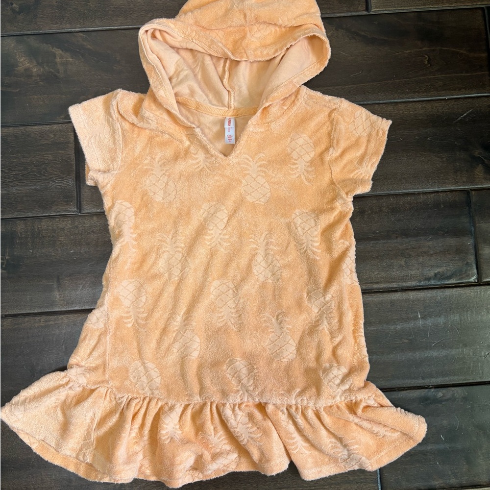 Joe Fresh Kids Peach Pineapple 🍍 Swim Coverup 5T